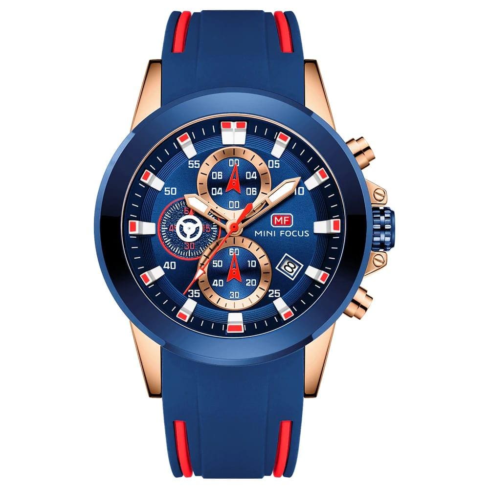 Mini Focus Men's Watch NEW Fashion Quartz Luxury Sport Chronograph  Wristwatch | eBay